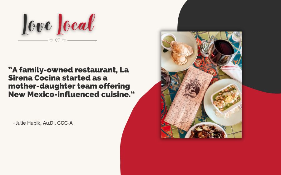 A family-owned restaurant, La Sirena Cocina started as a mother-daughter team offering New Mexico-influenced cuisine